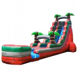 22 foot inflatable water slide tropical red marble4 1657241080 22ft Tropical Red Marble (Wet)