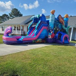 f434b7c45cdf4706b09bcd64a88bc7d2 1669673429 Mermaid Bounce House and Slide Combo (Wet/Dry)