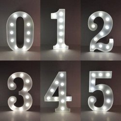 4ft Light Up Marquee Number