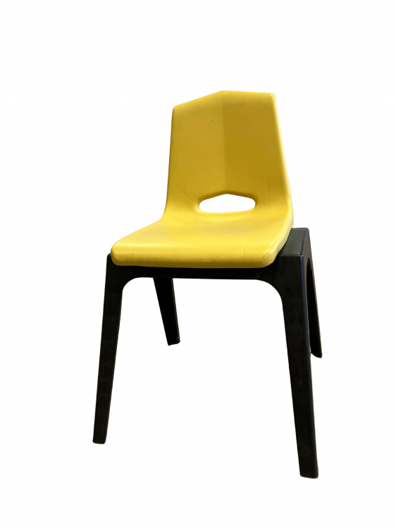 Toddler Yellow Stackable Chairs