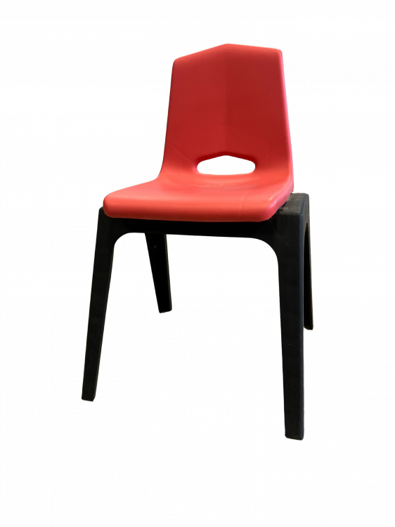 Toddler Red Stackable Chairs