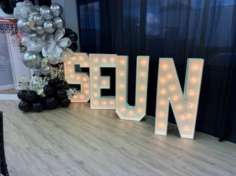 4ft Light Up Marquee Letter