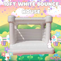 10ft White Bounce House (Dry)