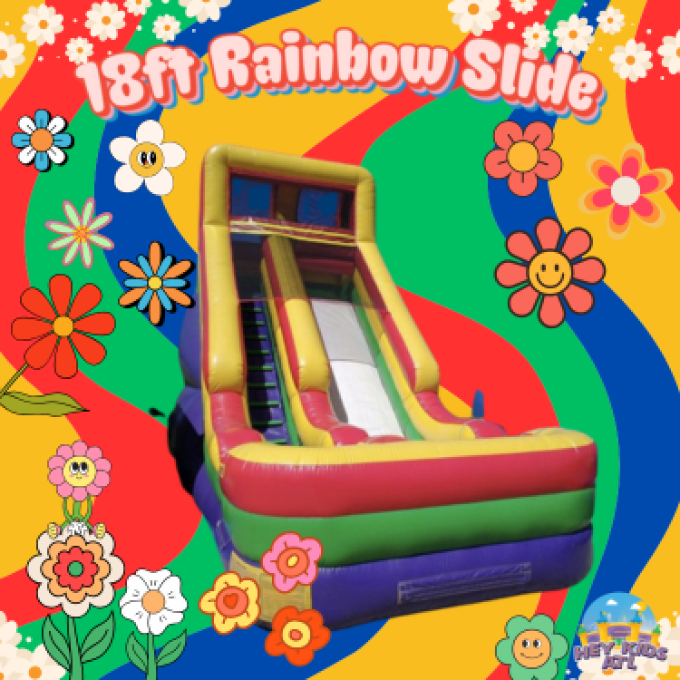 18ft Rainbow Slide (Dry)