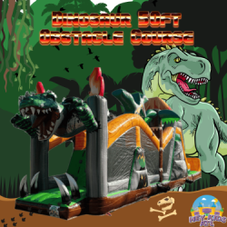 Dinosaur 50ft Obstacle Course (Wet/Dry)