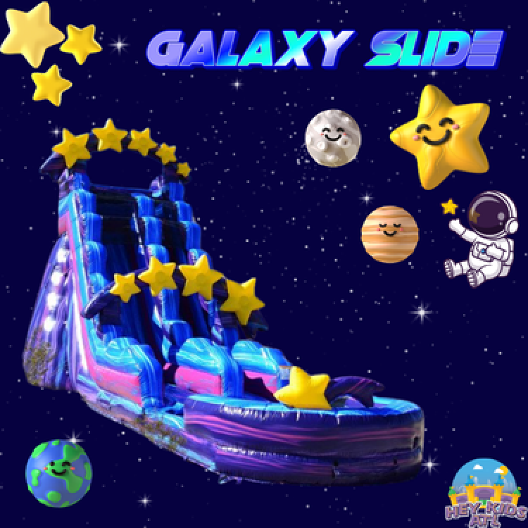 19ft Galaxy Slide (Wet/Dry)