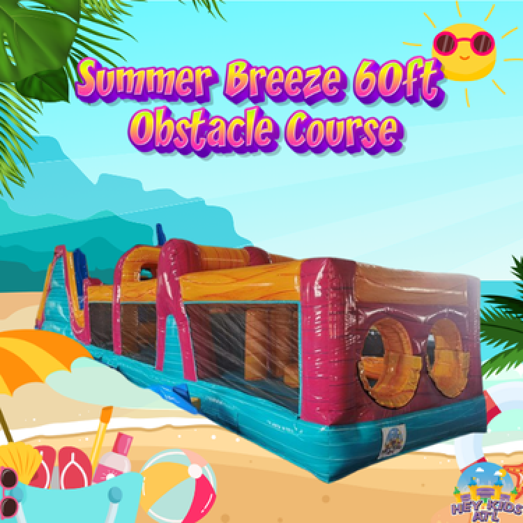 Summer Breeze 60ft Obstacle Course (Wet/Dry)